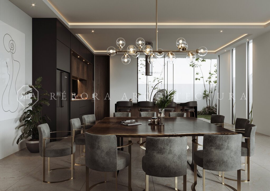 Diseño de interiores de apartamentos modernos.