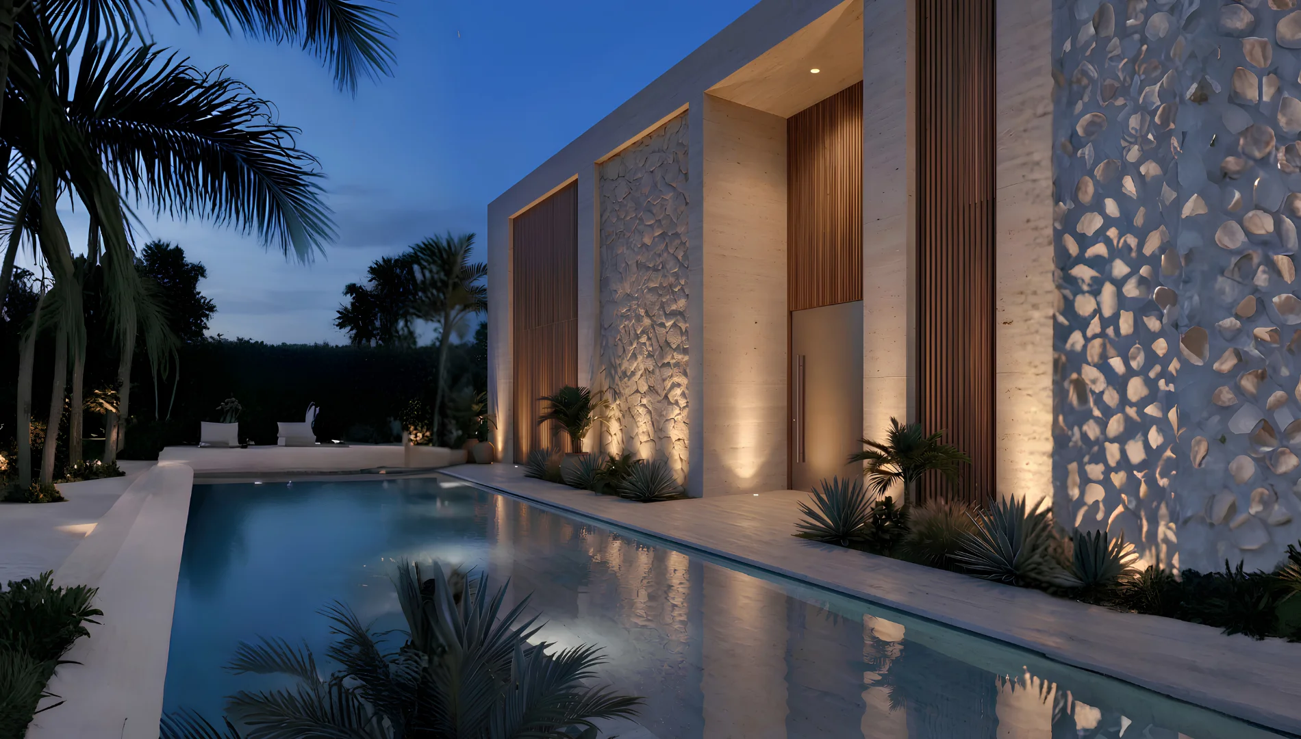 Fachada de una residencia contemporánea diseñada por un despacho de arquitectura en Zapopan
